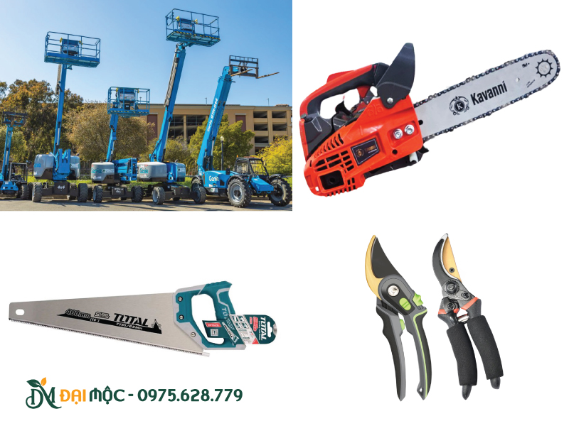 Các dụng cụ hỗ trợ cho công tác cắt tỉa